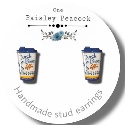 Drink stud earrings