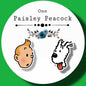 TinTin inspired handmade stud earrings