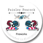 4th of July Independence Day stud earrings