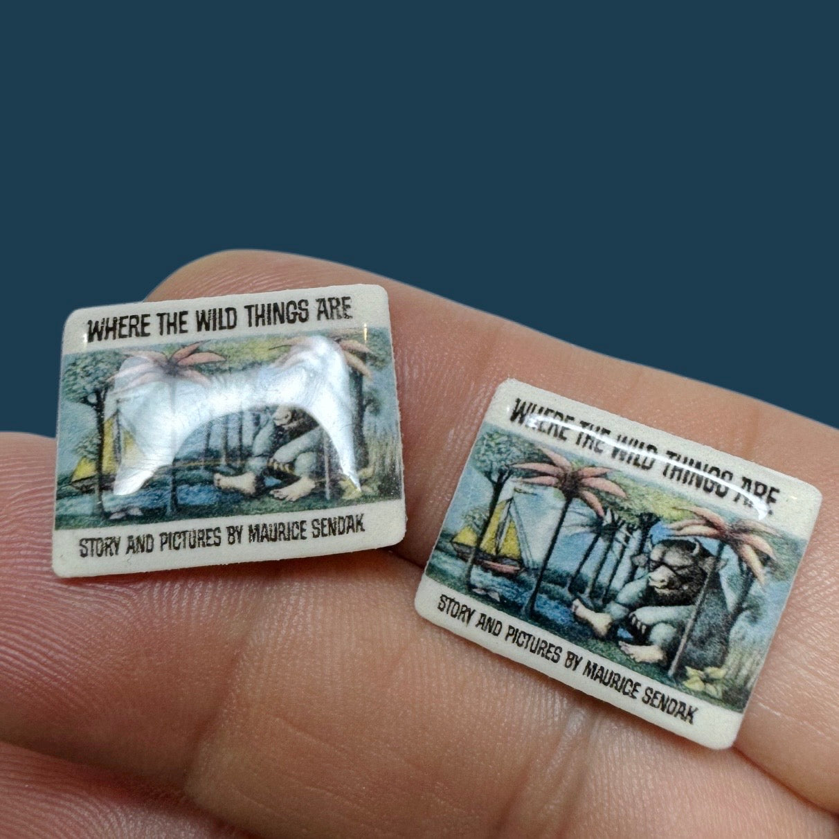 Where the Wild Things Are inspired stud earrings