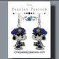 Dangle Earrings- Snoopy inspired Policeman