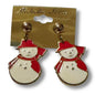 Christmas stud post dangle earrings