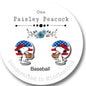 4th of July Independence Day stud earrings
