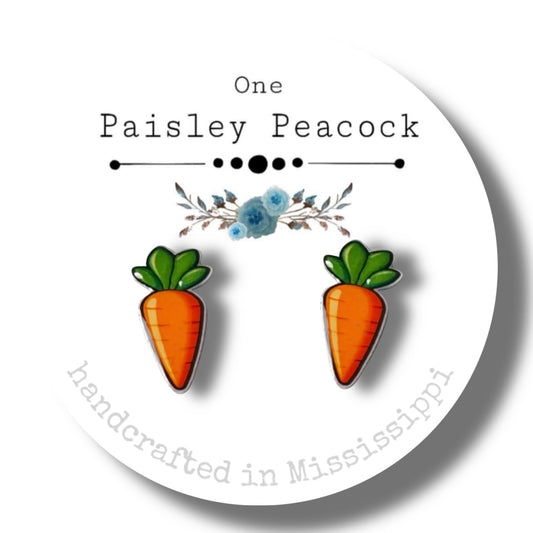 Stud Earrings-carrots