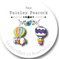 Snoopy hot air balloon earrings