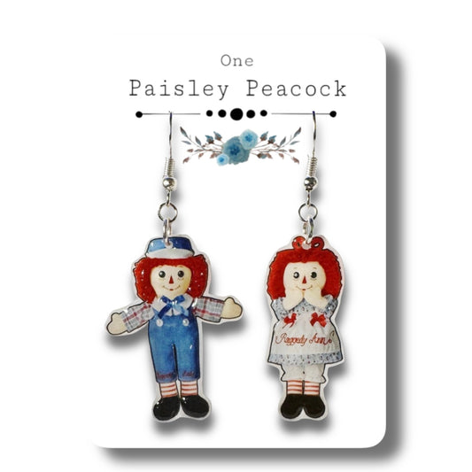 Dangle Earrings- Ragetty Ann-Andy-Ragdoll