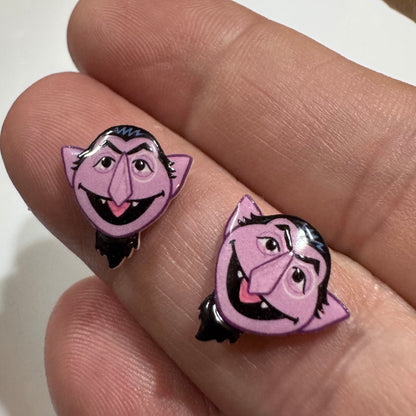 Muppets stud earrings