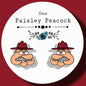 Inspector Fenwick inspired stud earrings handmade