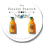 Drink stud earrings