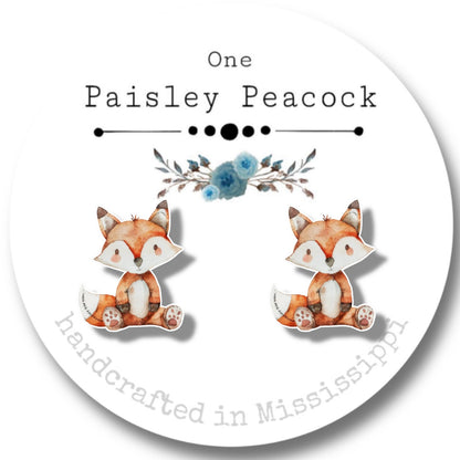 Stuffed animal inspired stud earrings