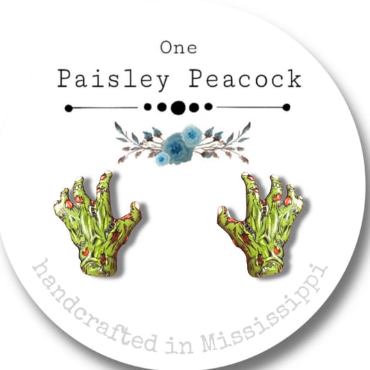 Zombie hands Stud earrings