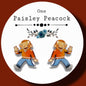 Flat Stanley inspired stud earrings handmade