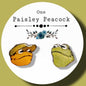 Frog and Toad inspired handmade stud earrings