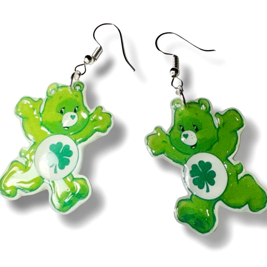 Dangle Earrings-lucky carebear