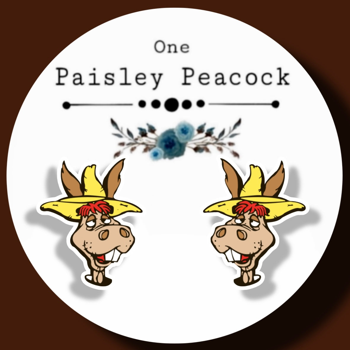 Hee Haw stud earrings