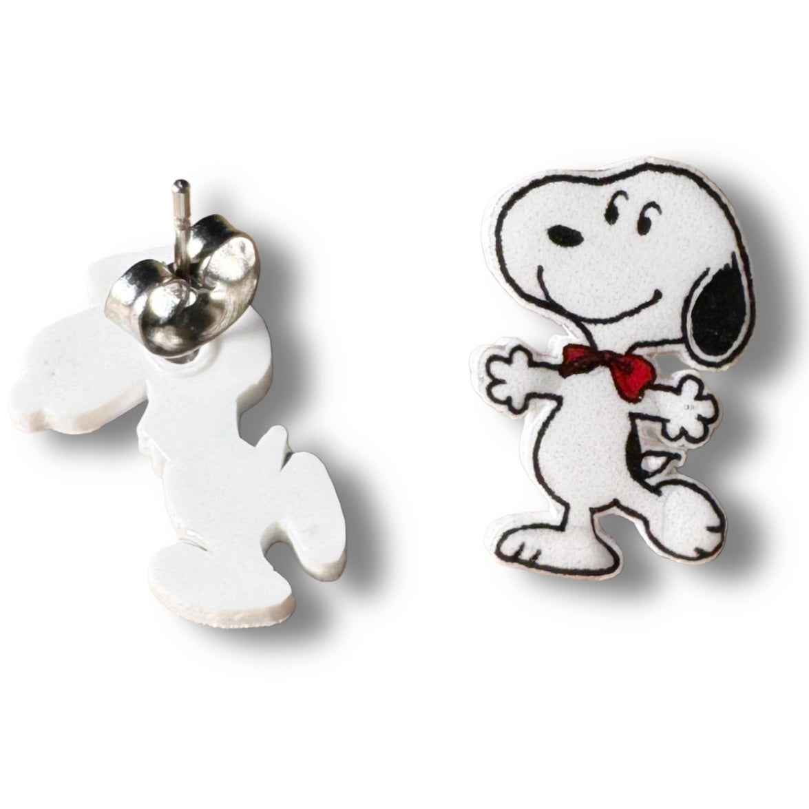 Stud Earrings-Snoopy & Belle