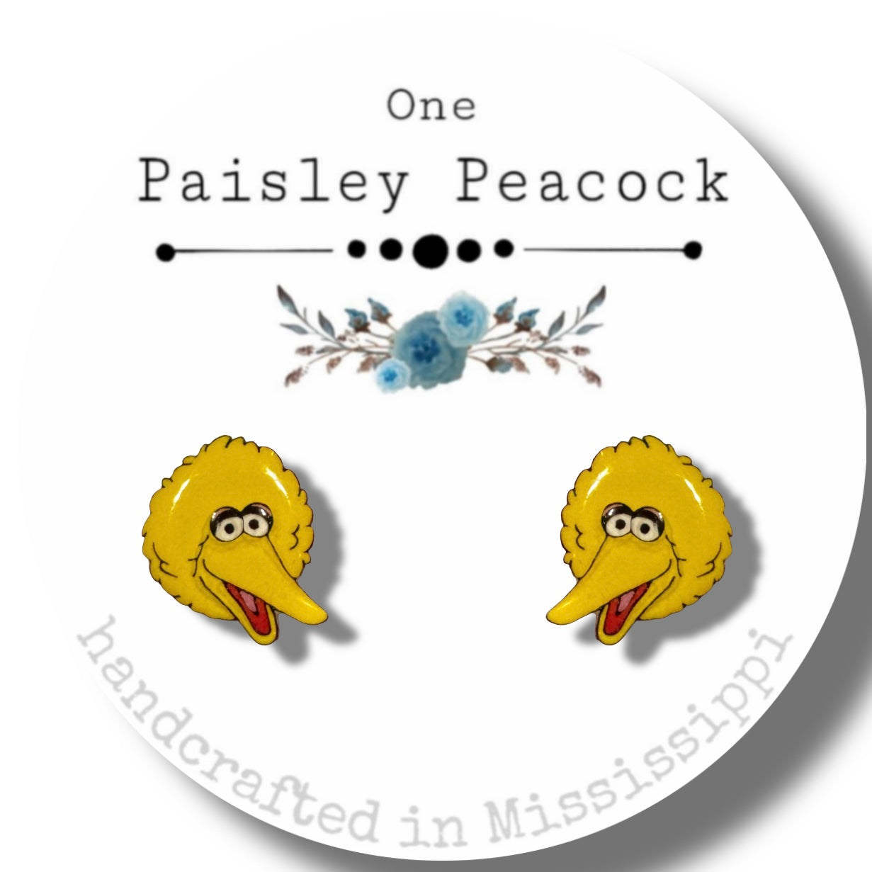 Muppets stud earrings
