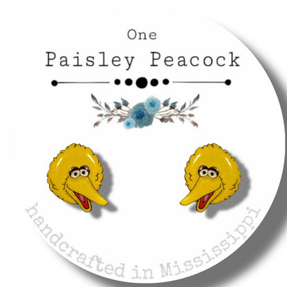 Muppets stud earrings