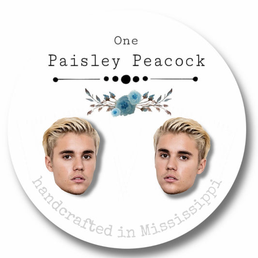 Celebrity earrings-Justin Bieber