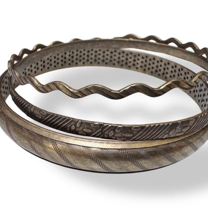 Antique Gold Bangle Set