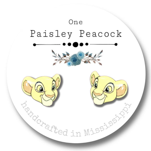 Cat Stud Earrings-nala Lion King