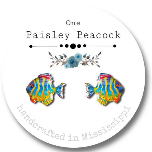 Stud Earrings- tropical fish