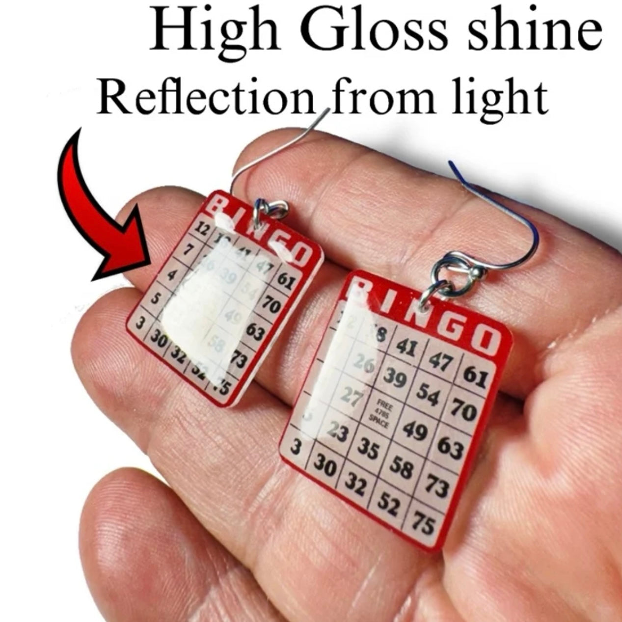 Dangle Earrings-Bingo Card