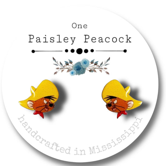 Stud Earrings-speedy