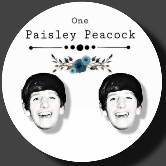 Ringo Star inspired earrings Beatles