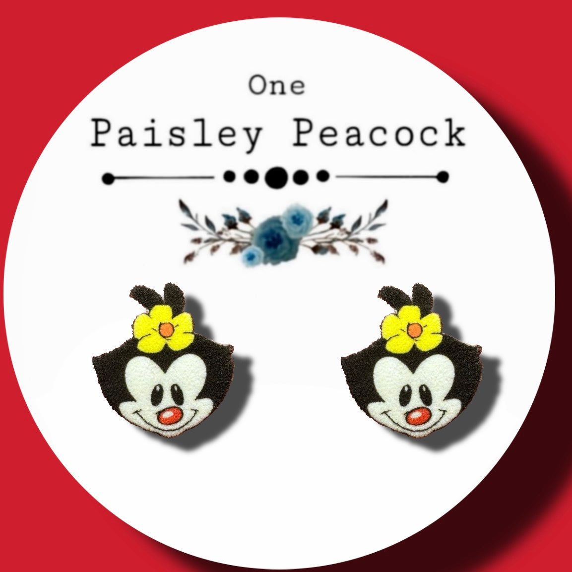 Animaniac stud earrings