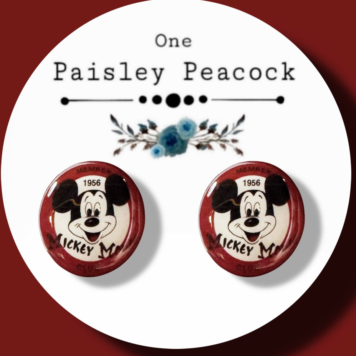 2950’s Mickey Mouse Club earrings