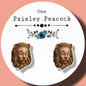 Cowardly lion earrings Wizard of Oz