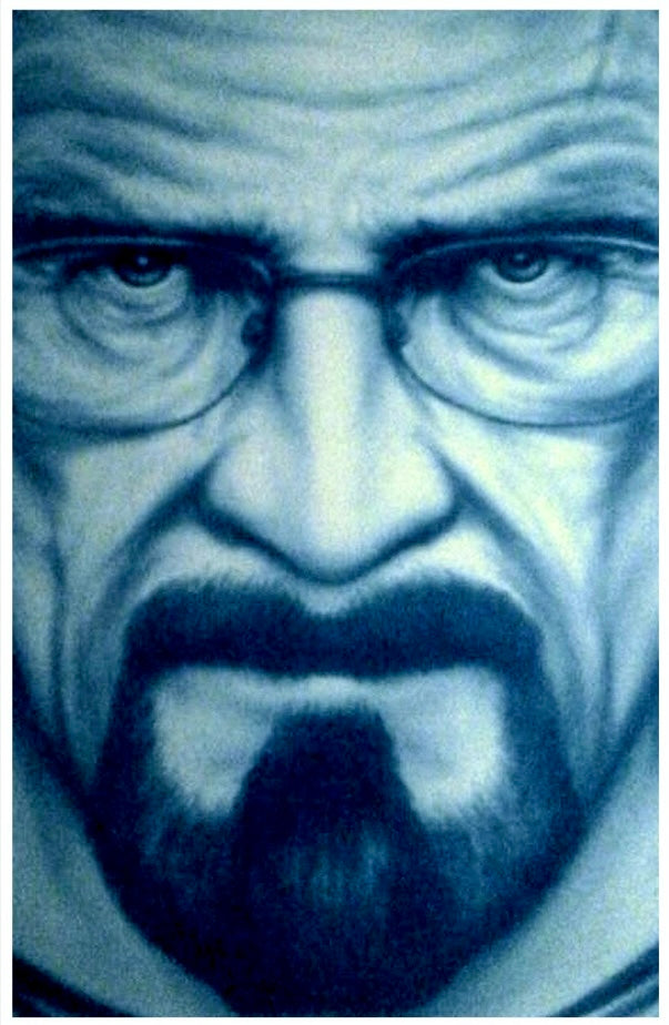 Airbrushed art-Walter White