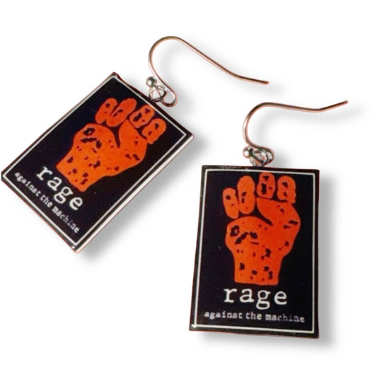 Rage Against Rock Band Earrings