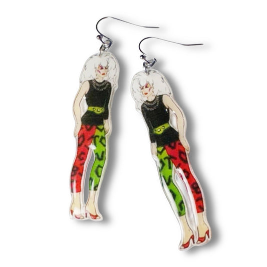 80's Jem Dangle Earrings
