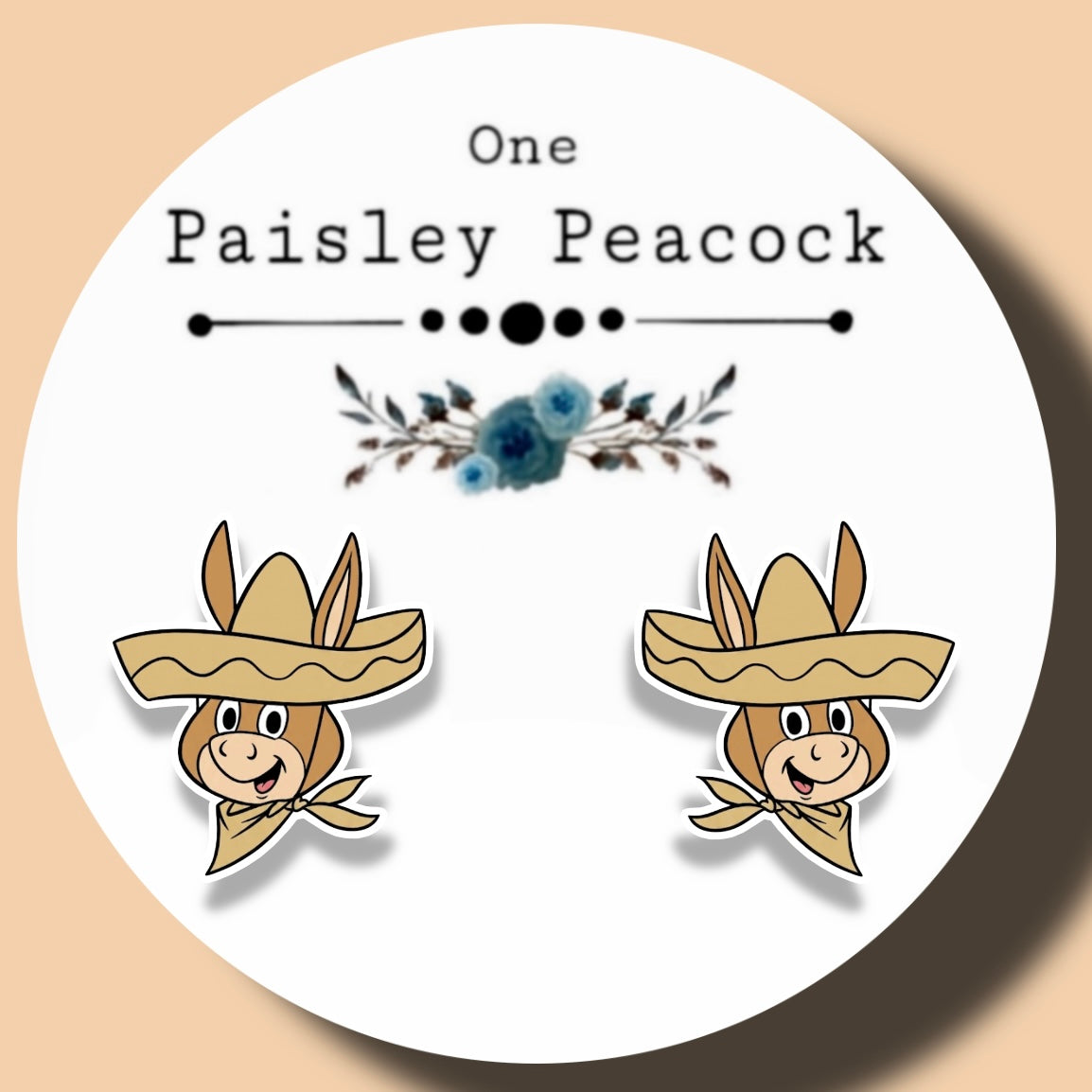 BABA LOOEY INSPIRED HANDMADE STUD EARRINGS
