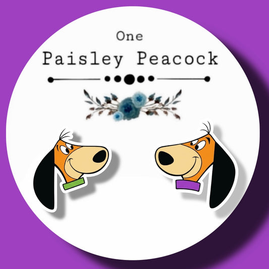 AUGIE DOGGIE INSPIRED HANDMADE STUD EARRINGS