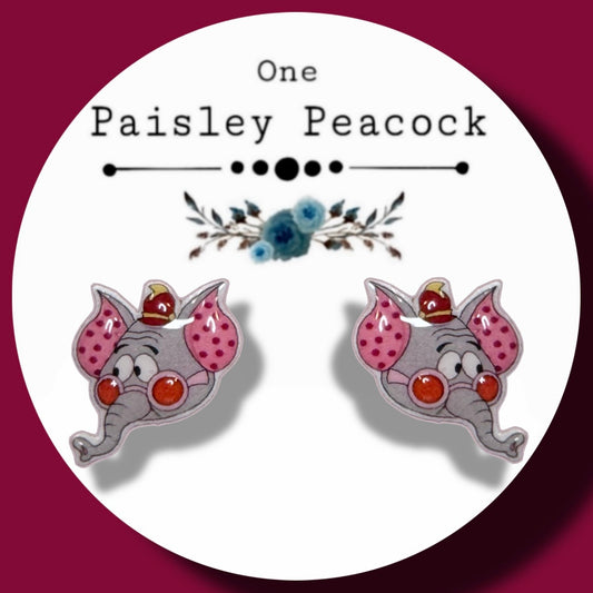 Snorky inspired handmade stud earrings Banana Splits Cartoon