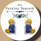 MRS. BEASLEY DOLL INSPIRED HANDMADE STUD EARRINGS
