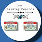 MONOPOLY BOARD GAME INSPIRED HANDMADE STUD EARRINGS
