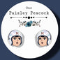 SPEED RACER INSPIRED HANDMADE STUD EARRINGS